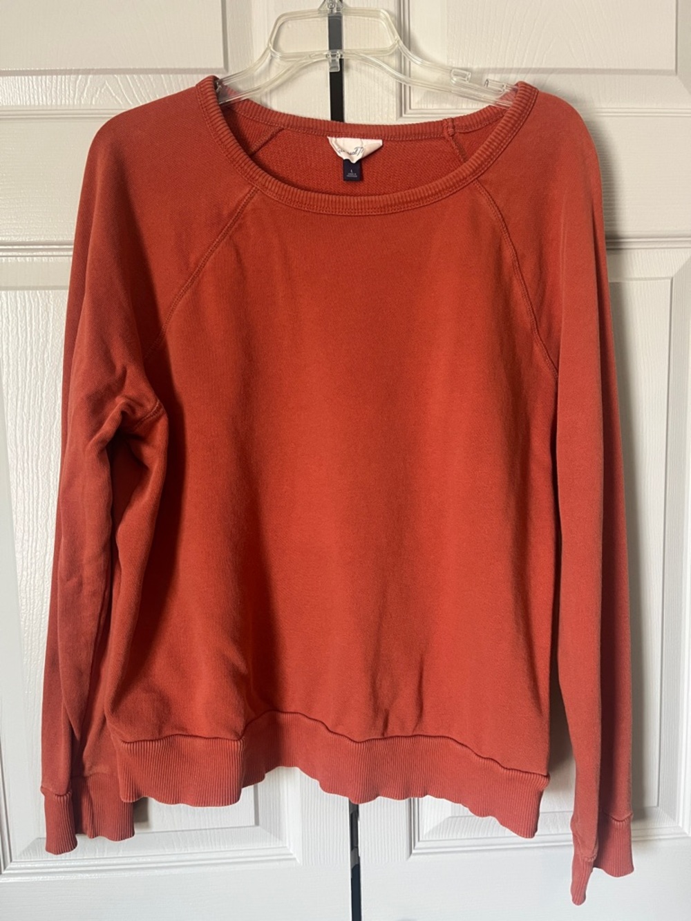 Universal Thread Rust Orange Scoop Neck Sweatshirt